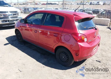 2015 Mitsubishi Mirage De/Rf из США, поврежденный, VIN ML32A3HJ0FH048180